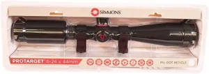 Simmons 6-24X44 Protarget Black FC Wp/Fp T Turrets Sf