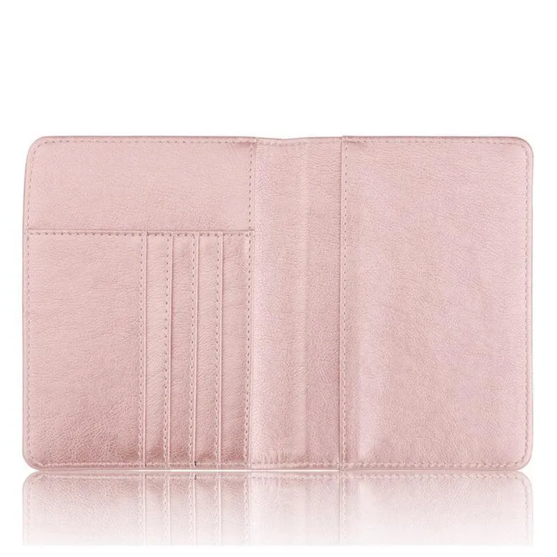 Slim Leather Travel Passport Wallet Holder Rfid Blocking Id Card Case Cover Au