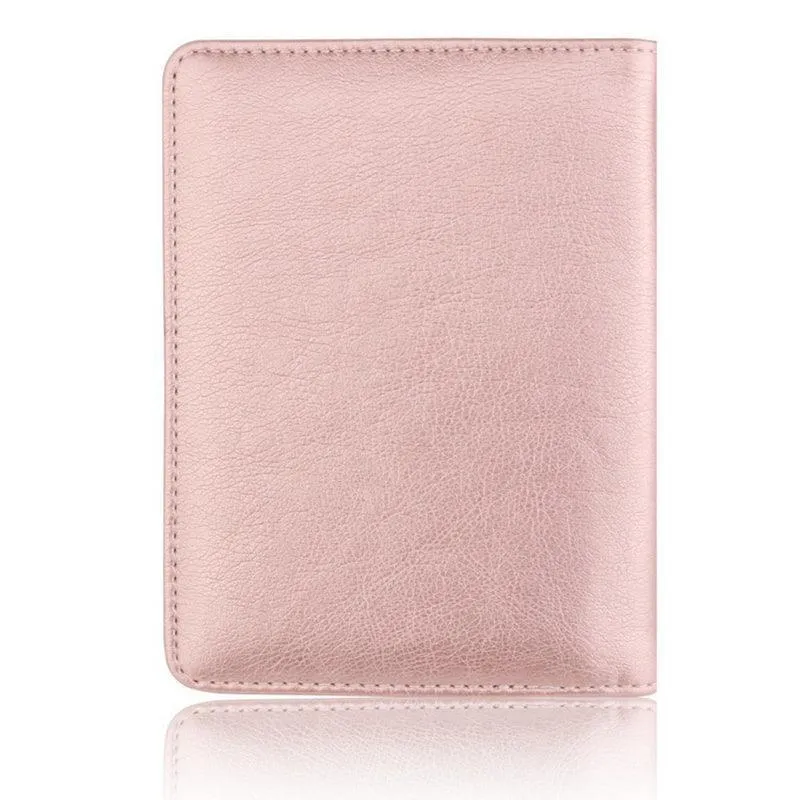 Slim Leather Travel Passport Wallet Holder Rfid Blocking Id Card Case Cover Au