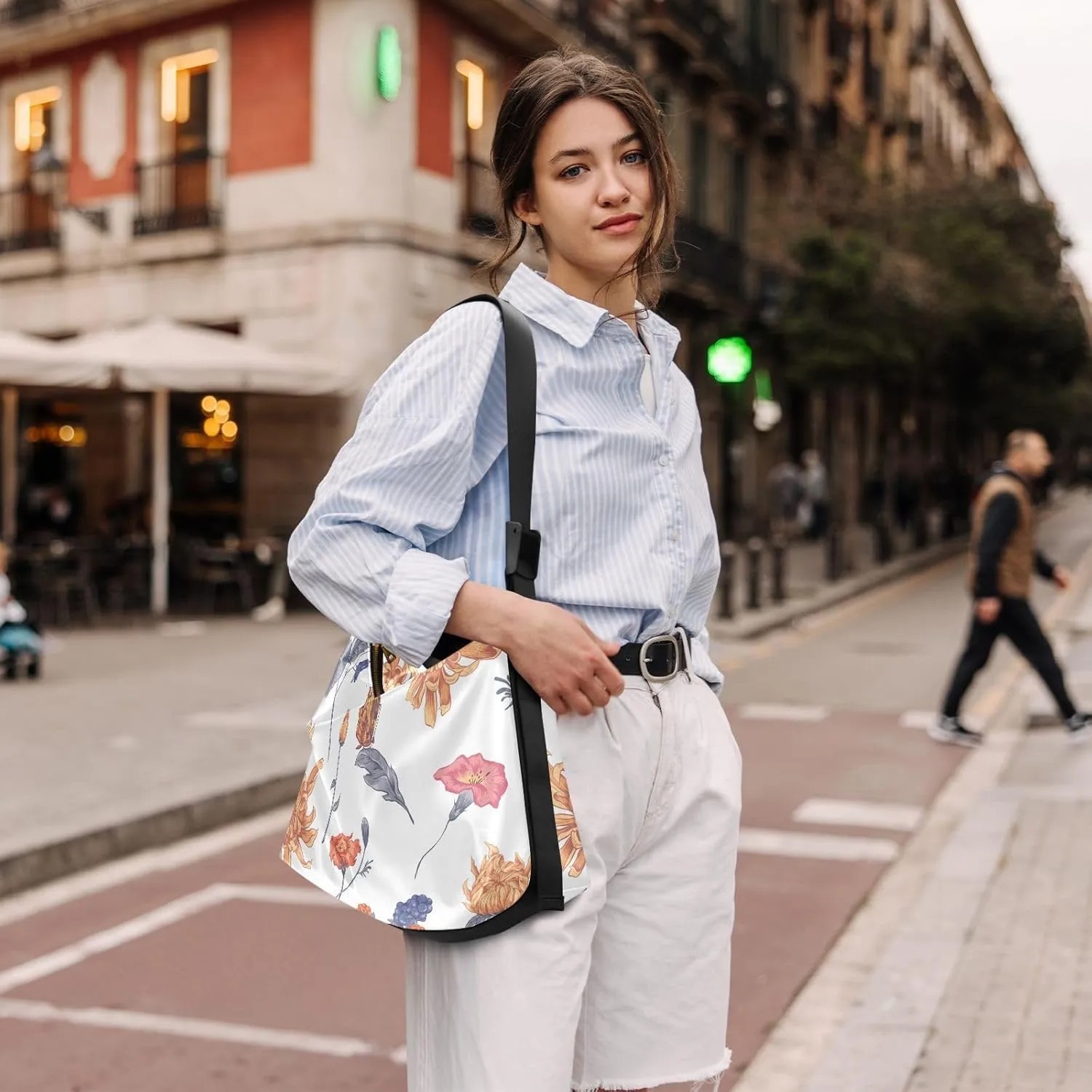 Sling Bag for Women Crossbody Purse Leather Shoulder Handbag Purses for Work Shopping Cycling Travel Running Patternt 1