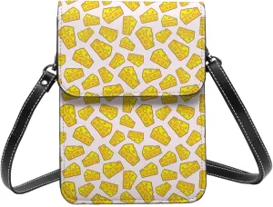 Small Crossbody Bags for Women, Leather Cheese Cell Phone Cross Body Bag Wallet Purses