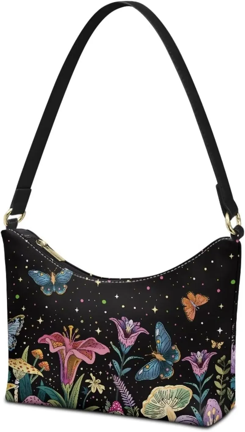 Small Underarm Crossbody bag with Zipper Closure for Women Dating Party