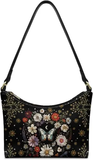 Small Underarm Crossbody bag with Zipper Closure for Women Dating Party