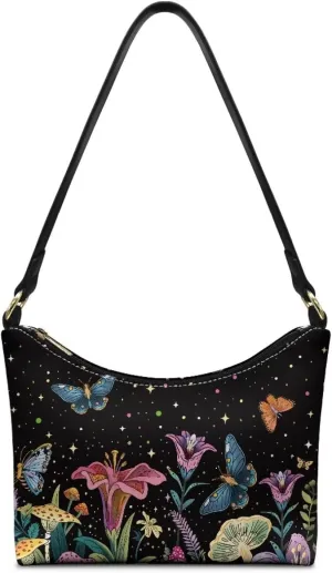 Small Underarm Crossbody bag with Zipper Closure for Women Dating Party