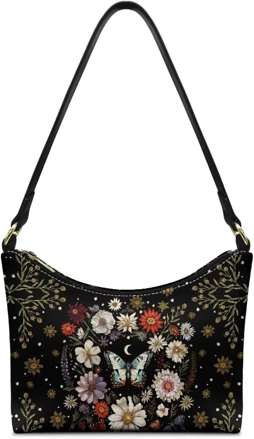 Small Underarm Crossbody bag with Zipper Closure for Women Dating Party