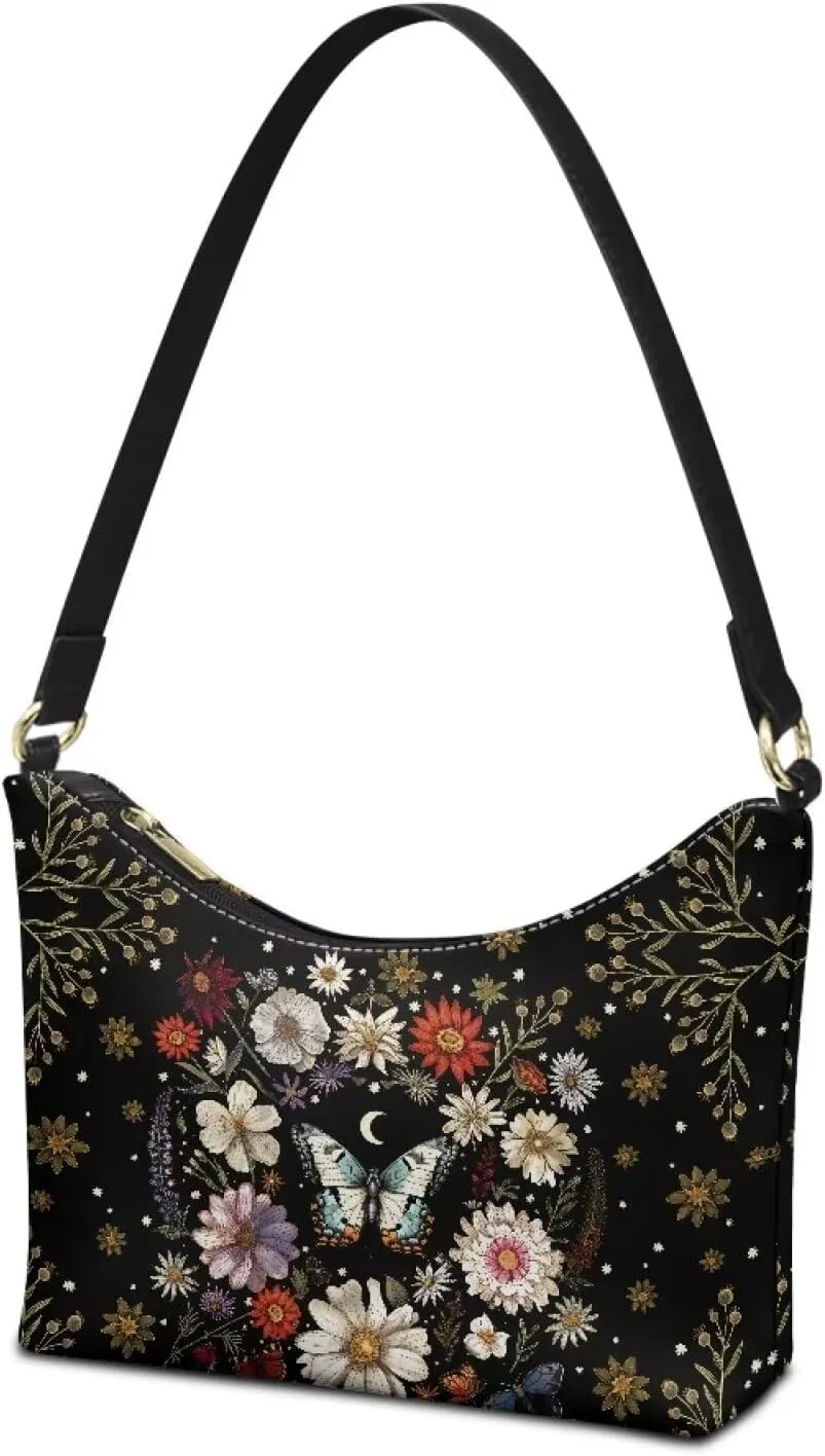 Small Underarm Crossbody bag with Zipper Closure for Women Dating Party