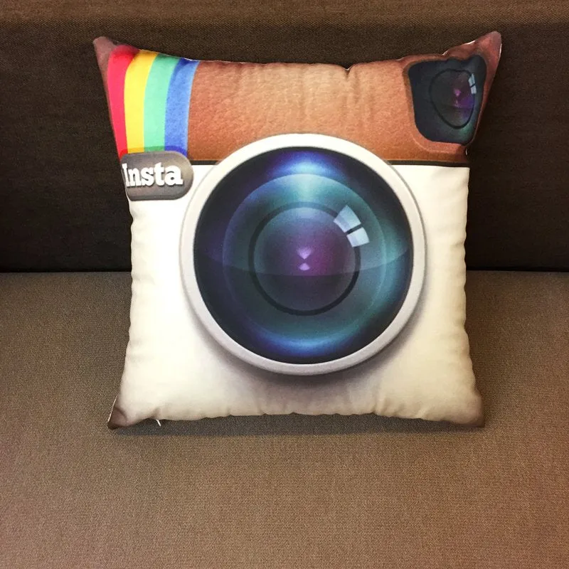 Social Media Logo Pillows & Pillow Cases
