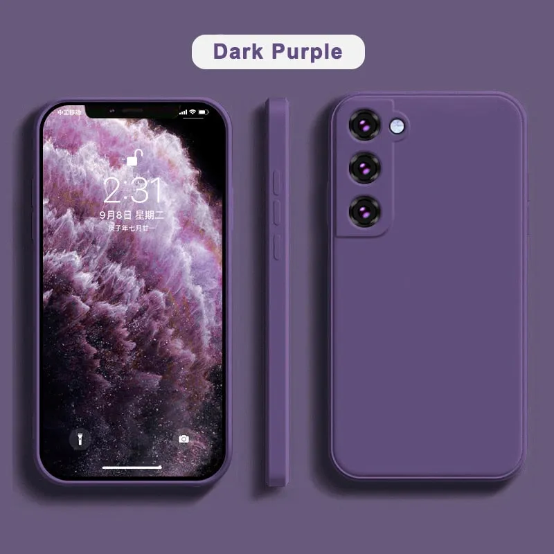 Soft Liquid Silicone Case For Samsung Galaxy A Series
