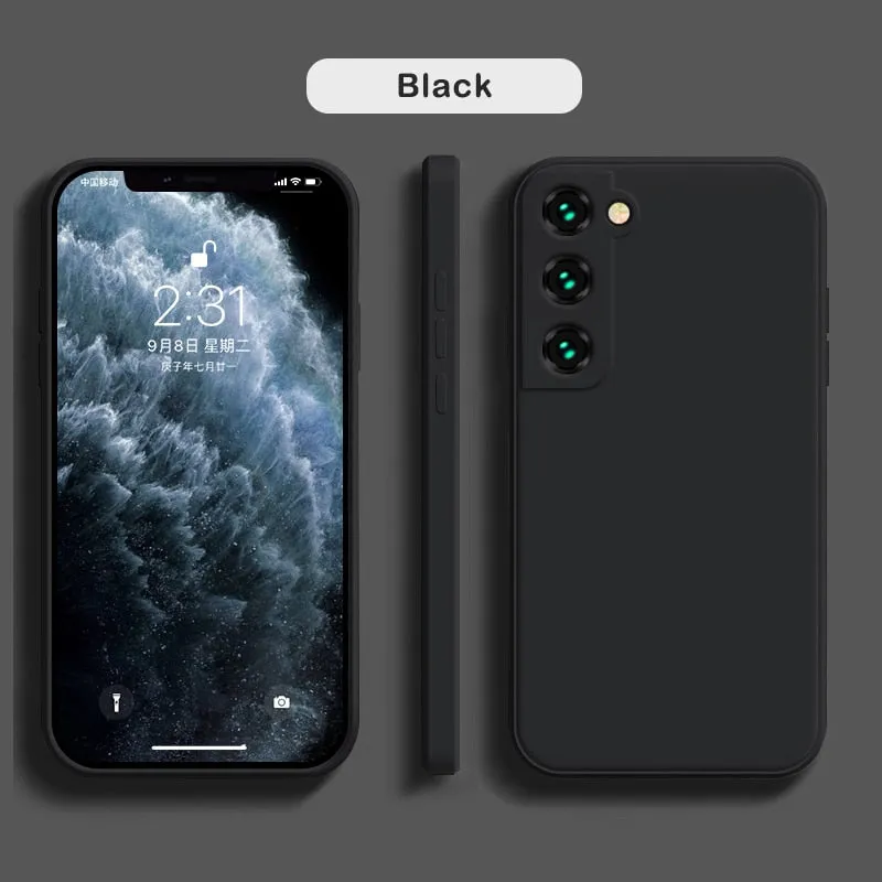 Soft Liquid Silicone Case For Samsung Galaxy A Series