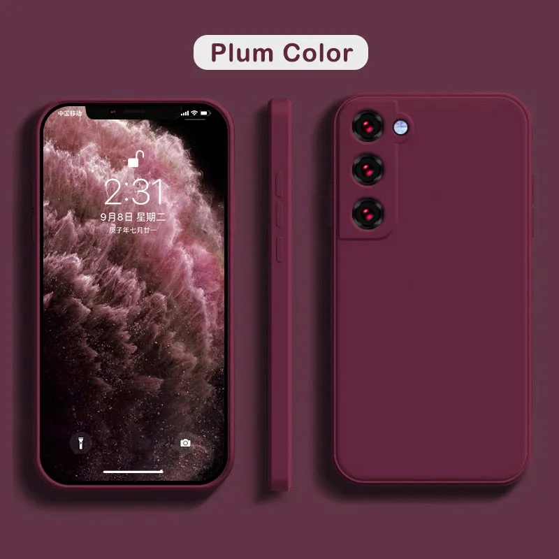 Soft Liquid Silicone Case For Samsung Galaxy A Series