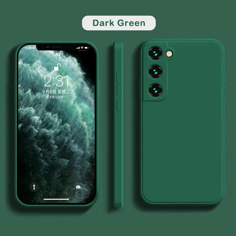 Soft Liquid Silicone Case For Samsung Galaxy A Series