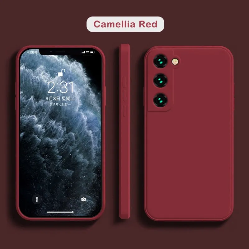 Soft Liquid Silicone Case For Samsung Galaxy A Series