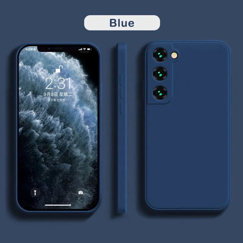 Soft Liquid Silicone Case For Samsung Galaxy A Series