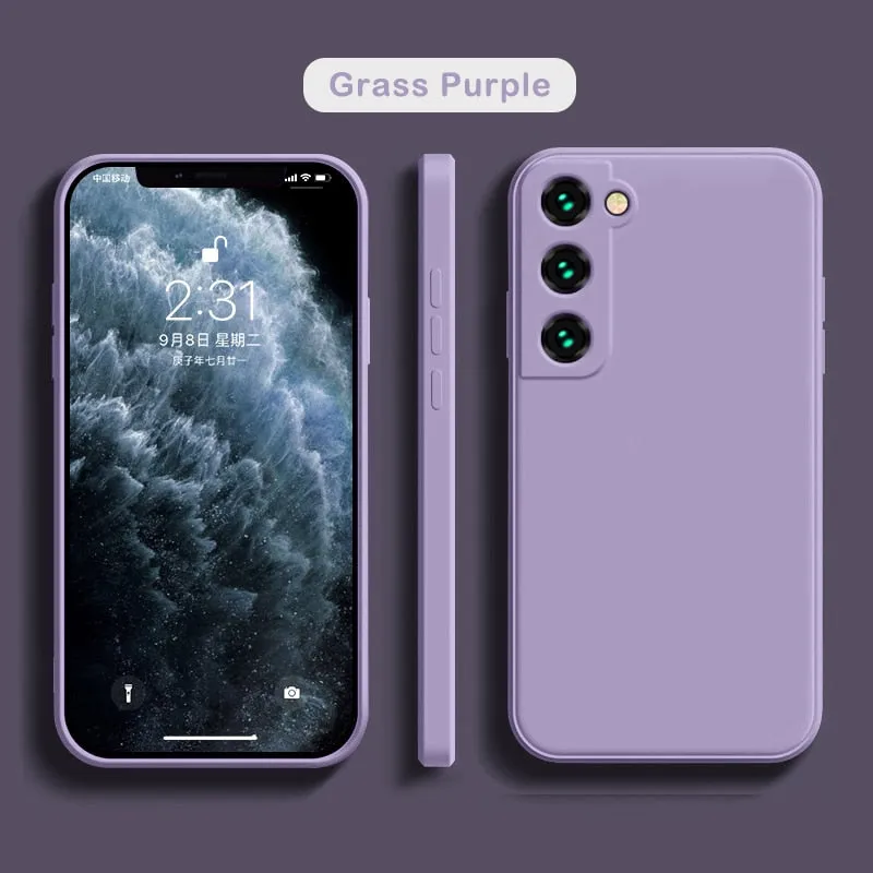 Soft Liquid Silicone Case For Samsung Galaxy A Series