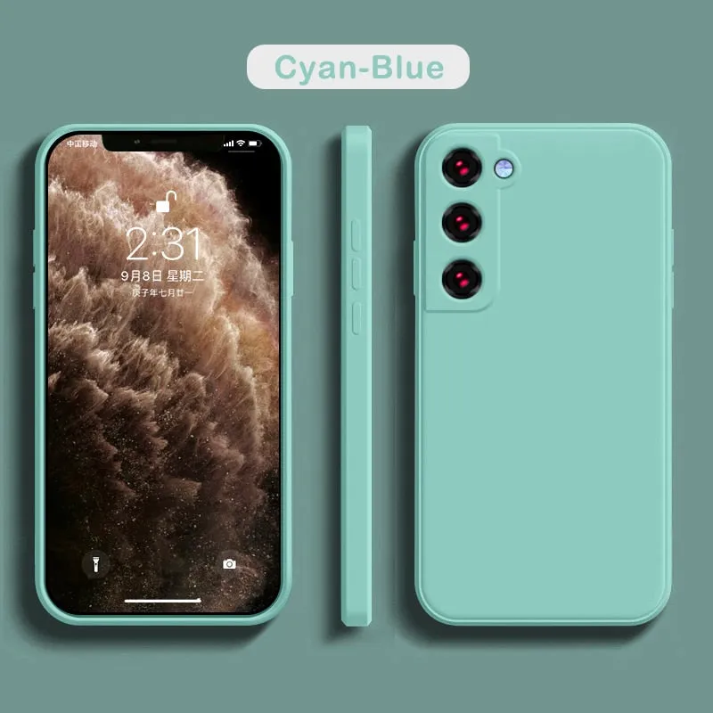 Soft Liquid Silicone Case For Samsung Galaxy A Series