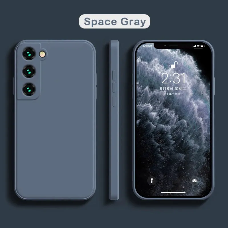 Soft Liquid Silicone Case For Samsung Galaxy A Series