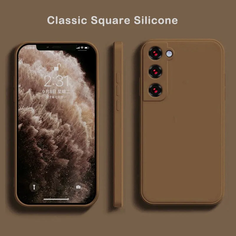Soft Liquid Silicone Case For Samsung Galaxy A Series