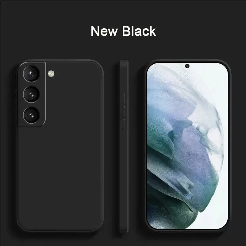 Soft Liquid Silicone Case For Samsung Galaxy