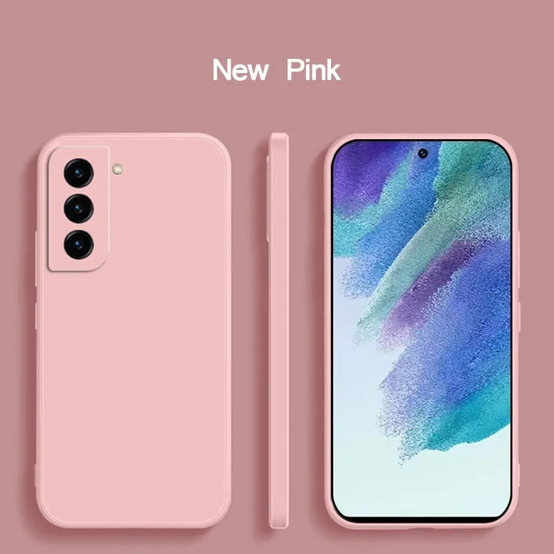 Soft Liquid Silicone Case For Samsung Galaxy