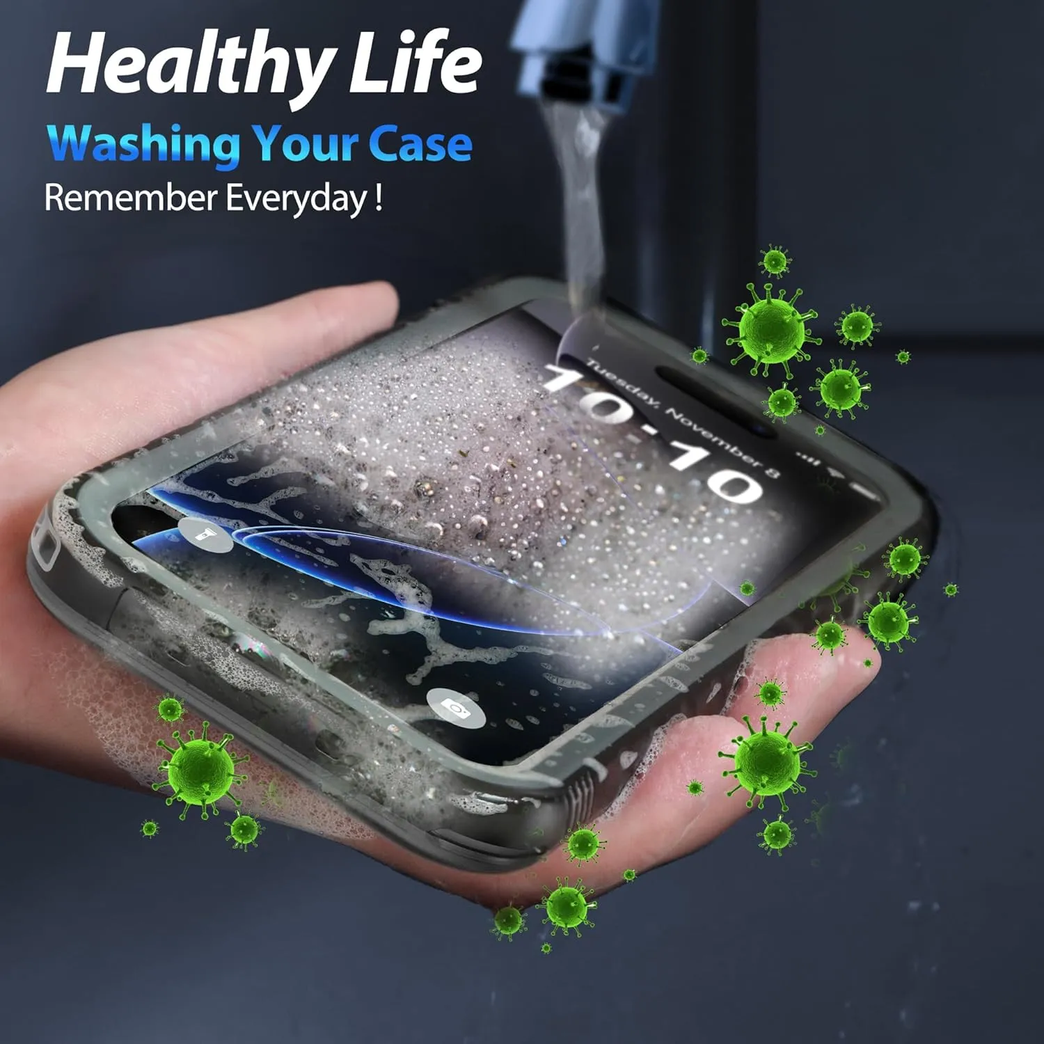 SPORTLINK for iPhone 16 Pro Waterproof Case - Shockproof Dustproof Case with Built-in Clear Screen Protector, Full Body Heavy Duty Sealed Protective Cover for iPhone 16 Pro Case 6.3 inches