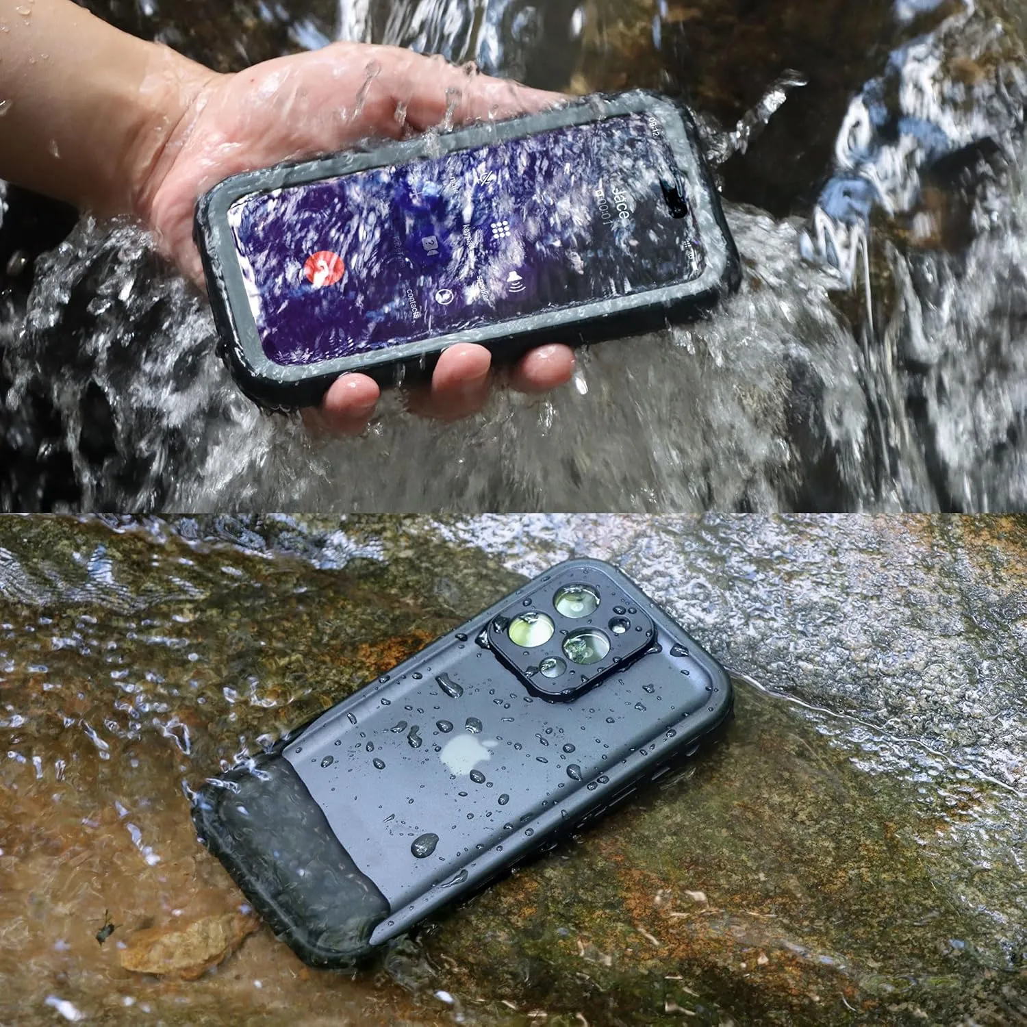 SPORTLINK for iPhone 16 Pro Waterproof Case - Shockproof Dustproof Case with Built-in Clear Screen Protector, Full Body Heavy Duty Sealed Protective Cover for iPhone 16 Pro Case 6.3 inches