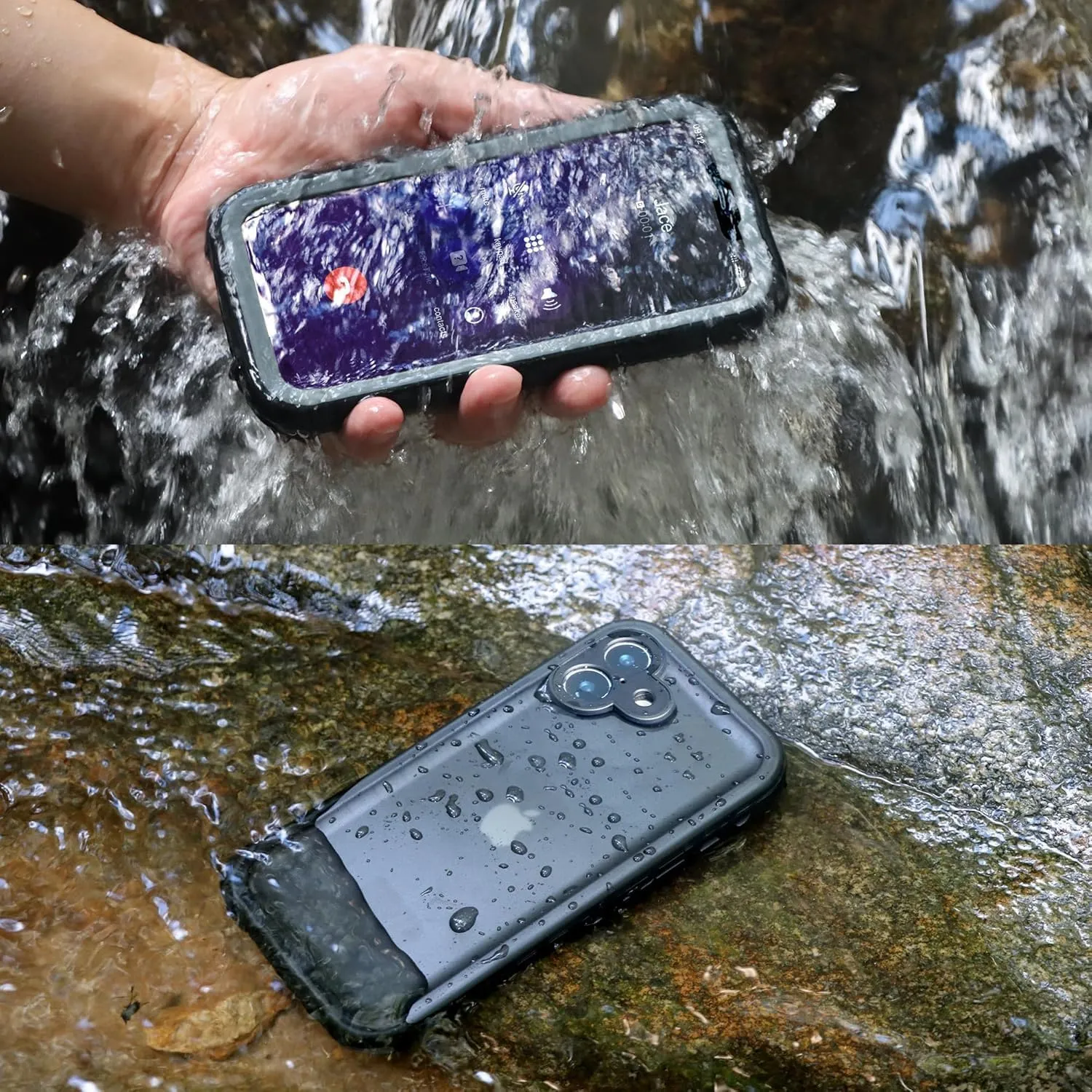 SPORTLINK for iPhone 16 Waterproof Case - Shockproof Dustproof Case with Built-in Clear Screen Protector, Full Body Heavy Duty Sealed Protective Cover for iPhone 16 6.1"