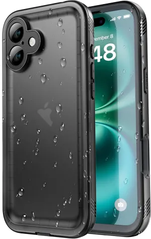SPORTLINK for iPhone 16 Waterproof Case - Shockproof Dustproof Case with Built-in Clear Screen Protector, Full Body Heavy Duty Sealed Protective Cover for iPhone 16 6.1"