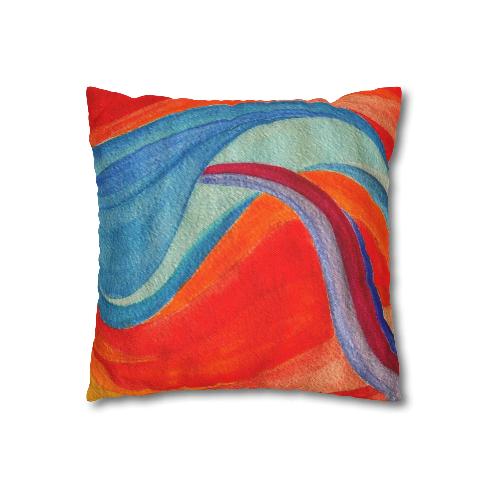 Spun Polyester Square Pillow Case