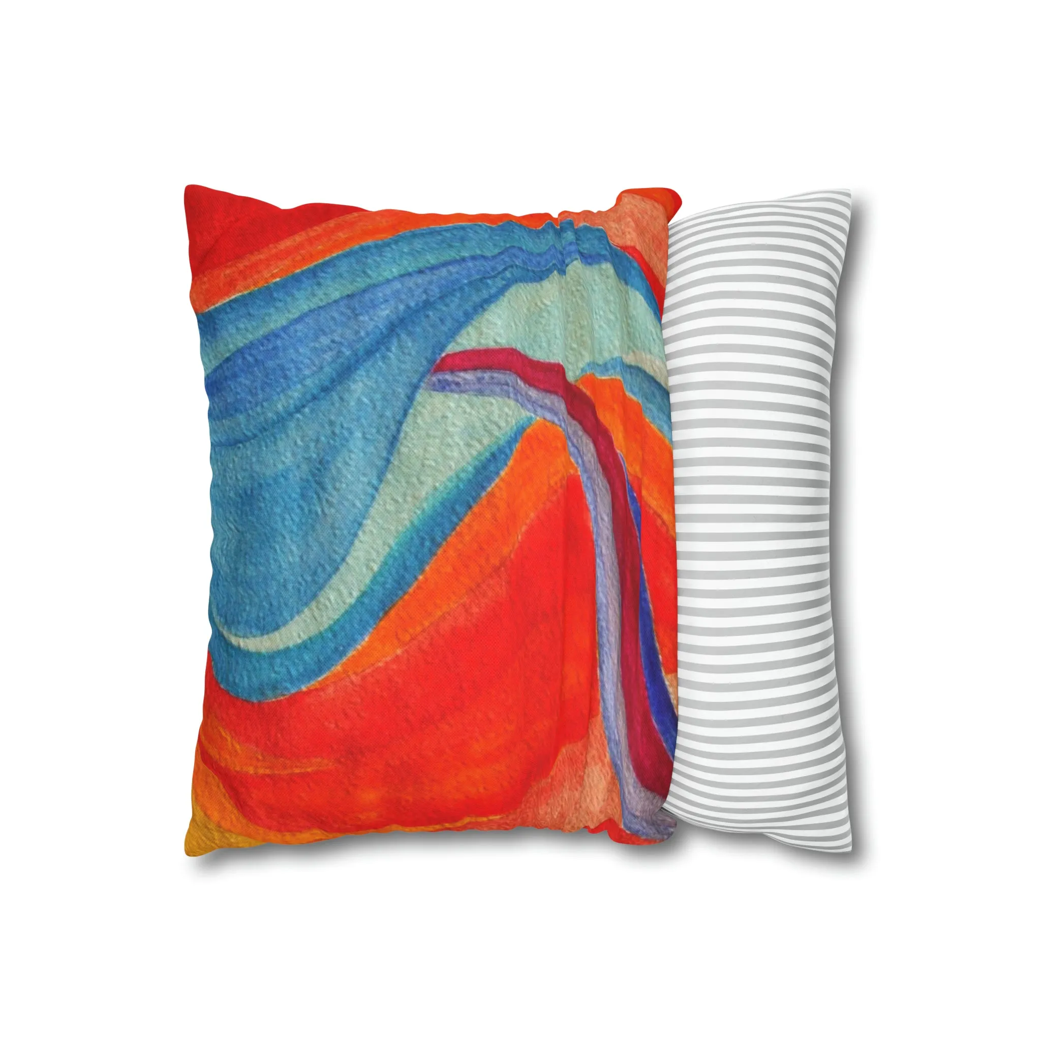 Spun Polyester Square Pillow Case
