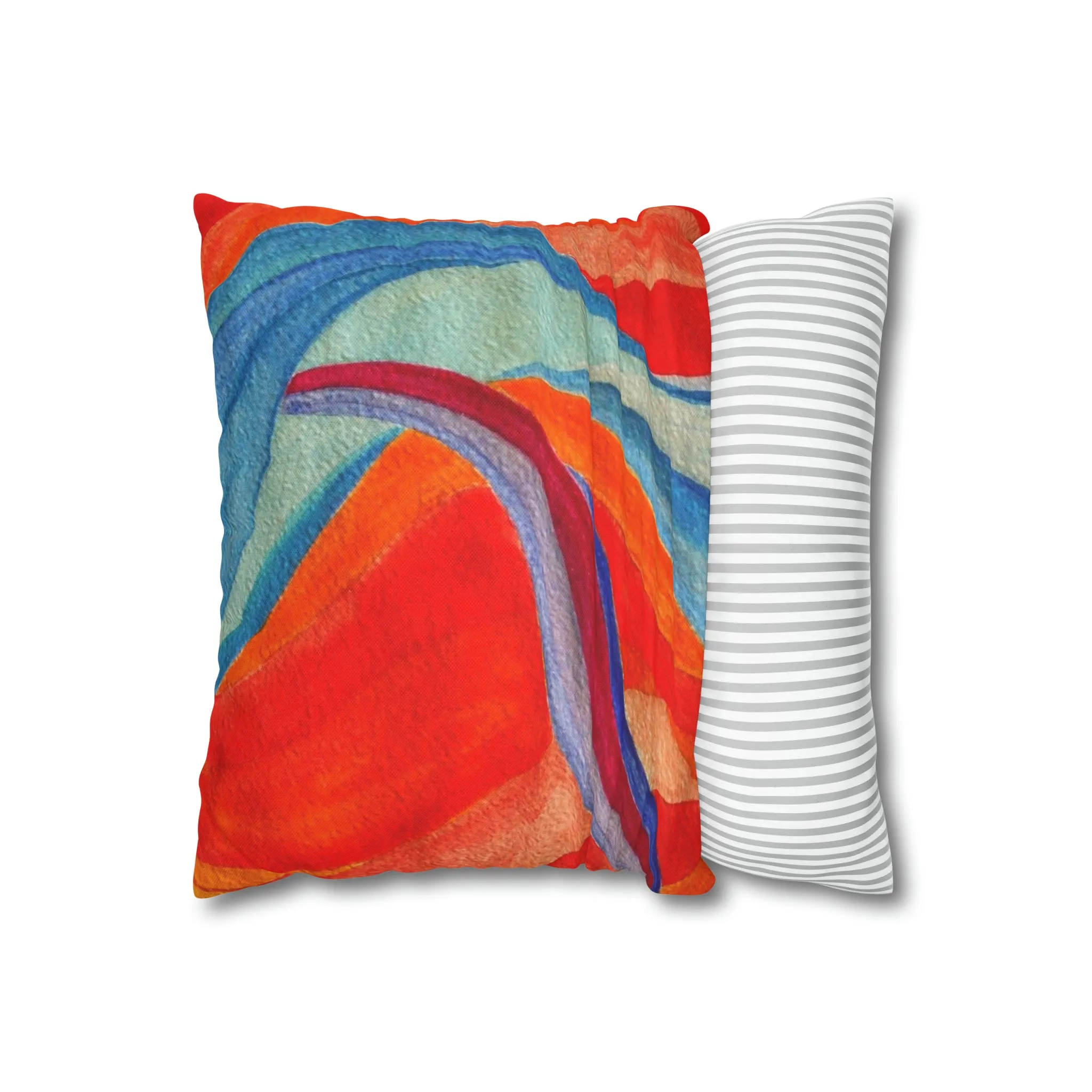 Spun Polyester Square Pillow Case