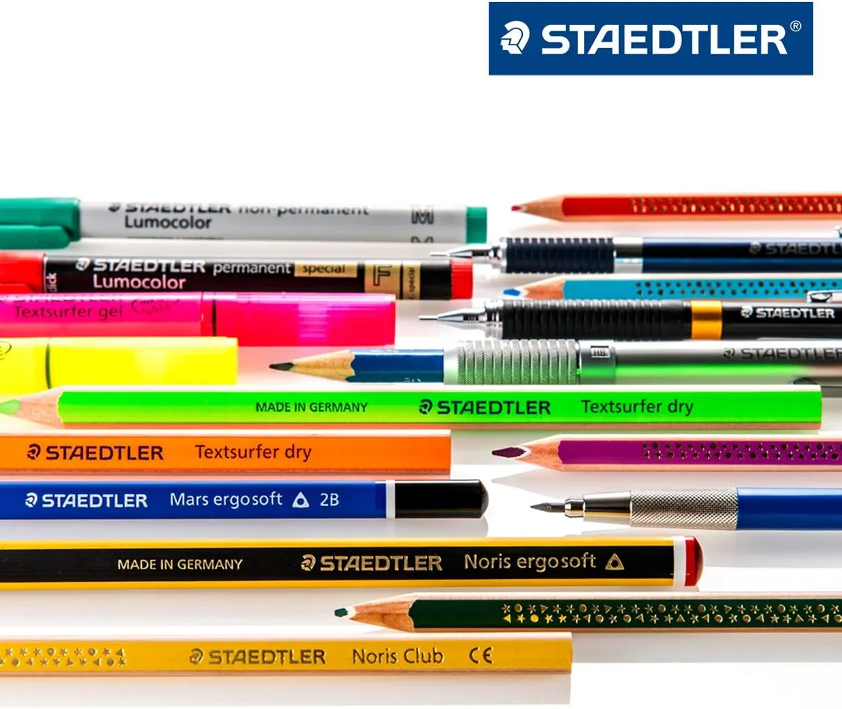Staedtler Pencil Case Leather Pencil Case Navy 900LC-NA