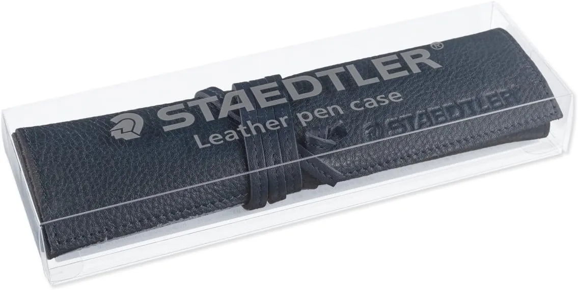 Staedtler Pencil Case Leather Pencil Case Navy 900LC-NA