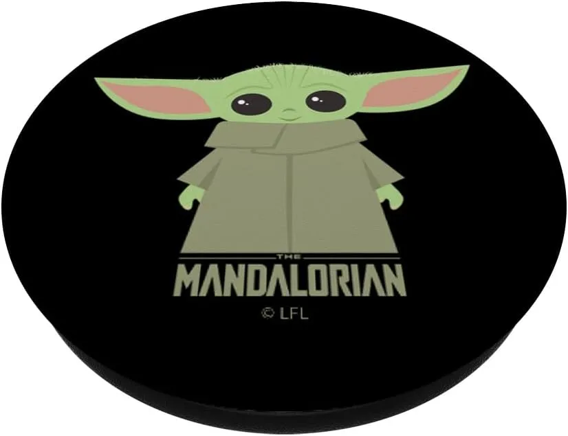 Star Wars The Mandalorian The Child Simple Stance Portrait PopSockets Standard PopGrip