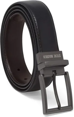 Steve Madden Men's Dress Casual Every Day Leather Belt