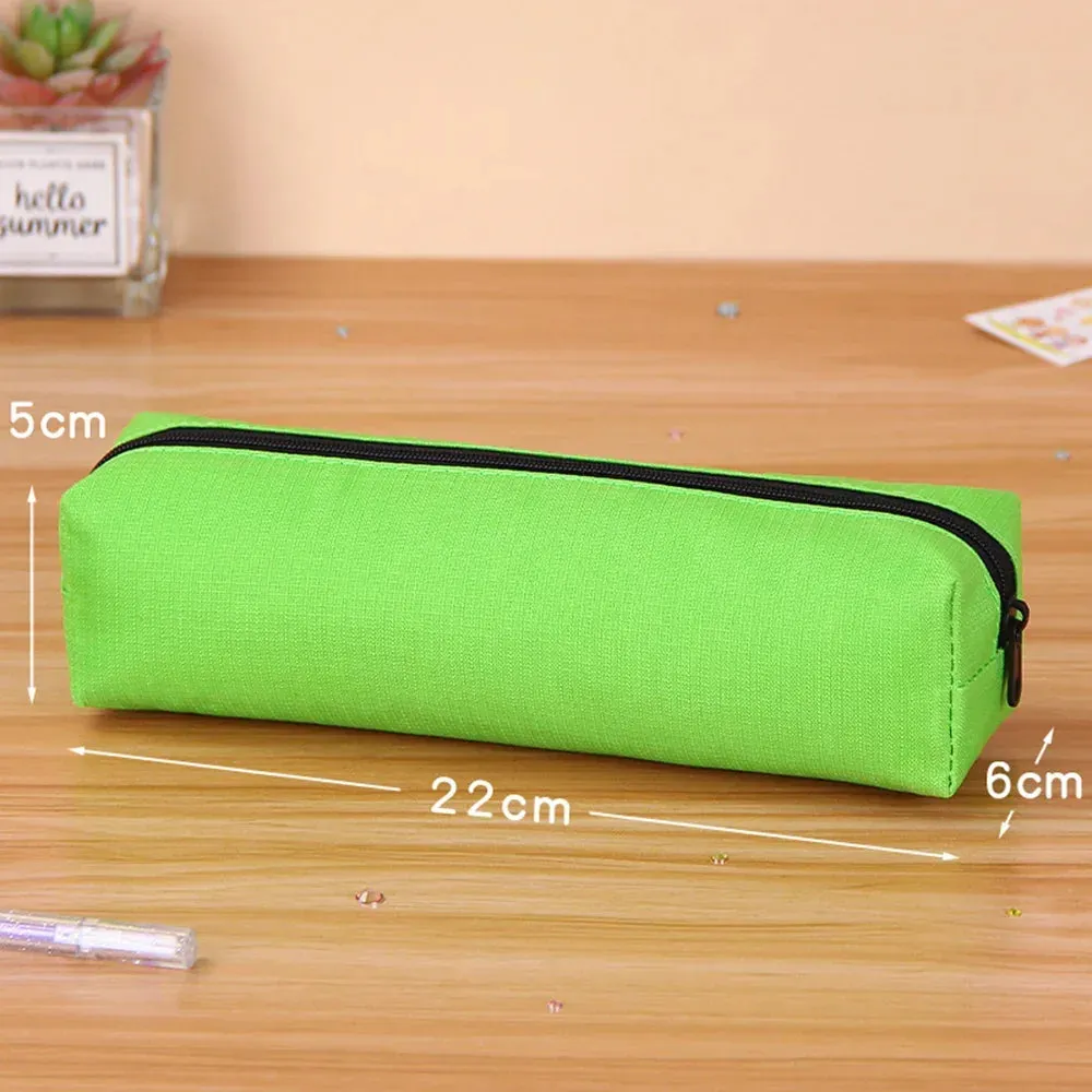 Stylish & Durable Solid Color Pencil Case