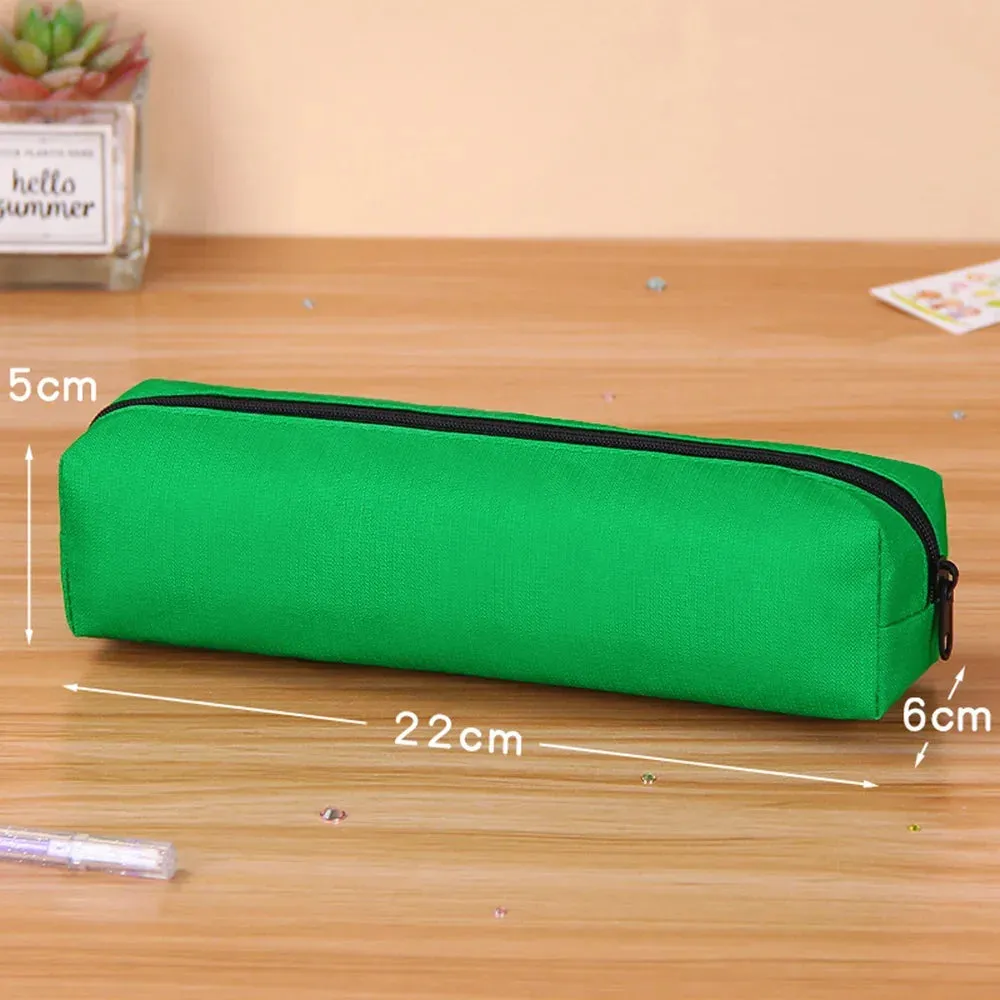 Stylish & Durable Solid Color Pencil Case
