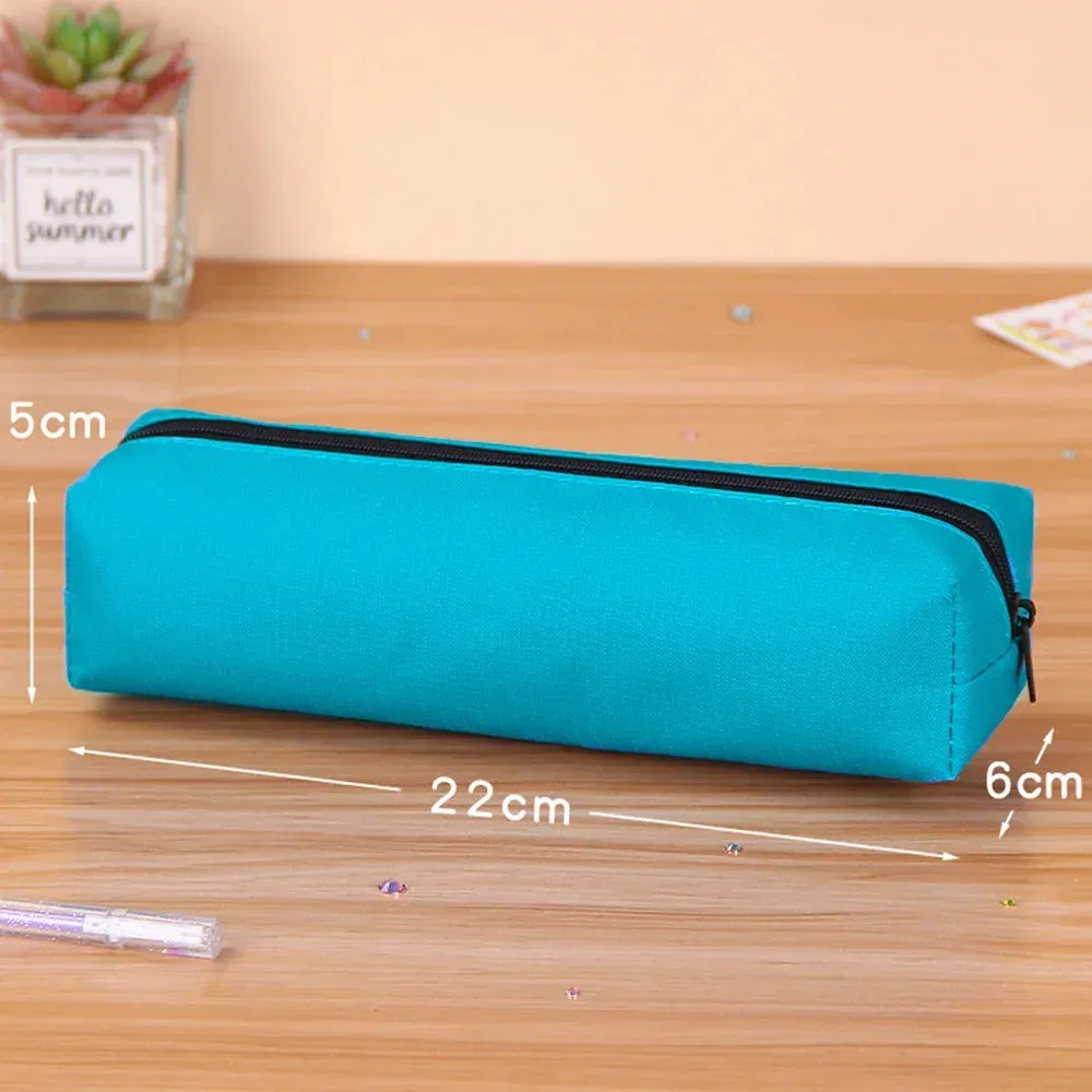 Stylish & Durable Solid Color Pencil Case