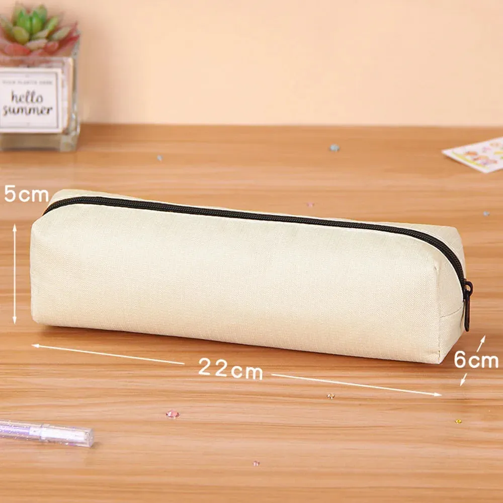 Stylish & Durable Solid Color Pencil Case