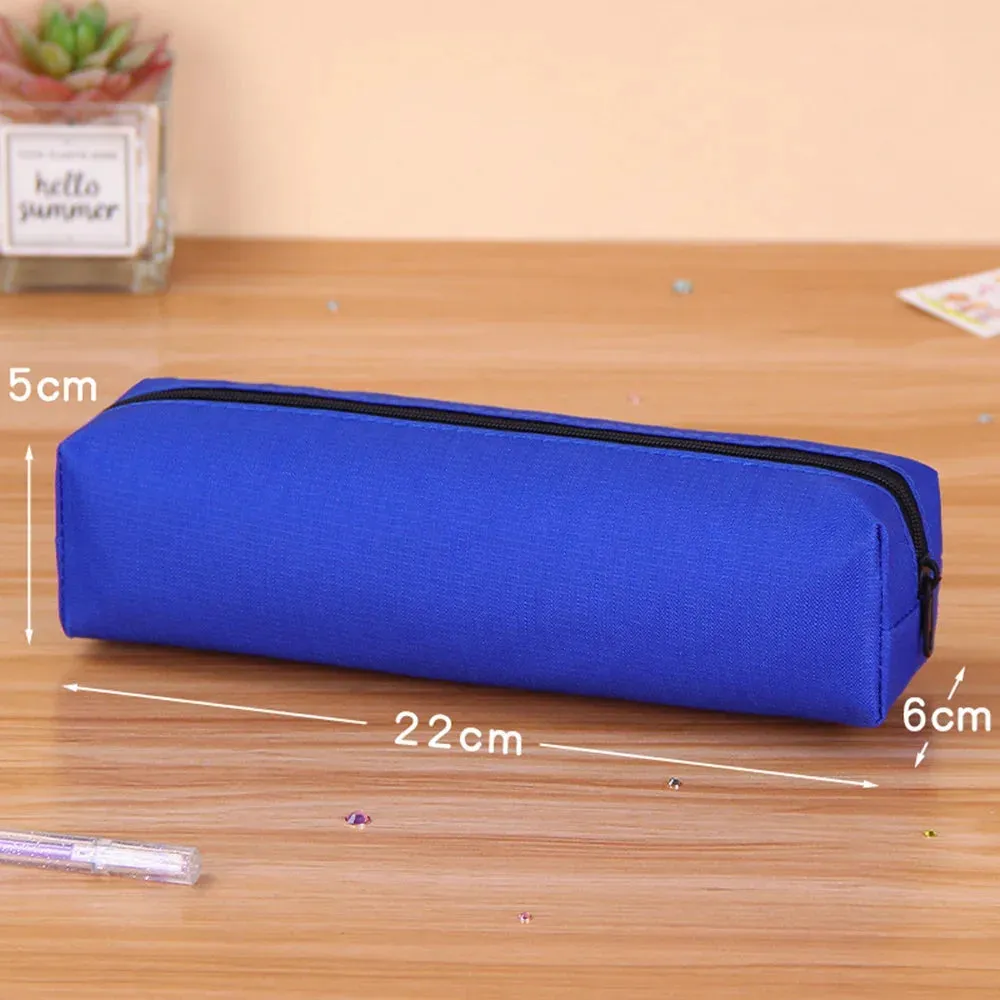 Stylish & Durable Solid Color Pencil Case