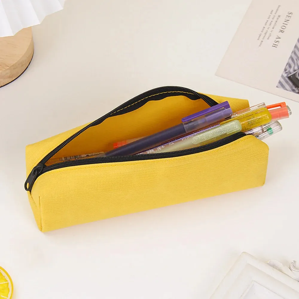 Stylish & Durable Solid Color Pencil Case
