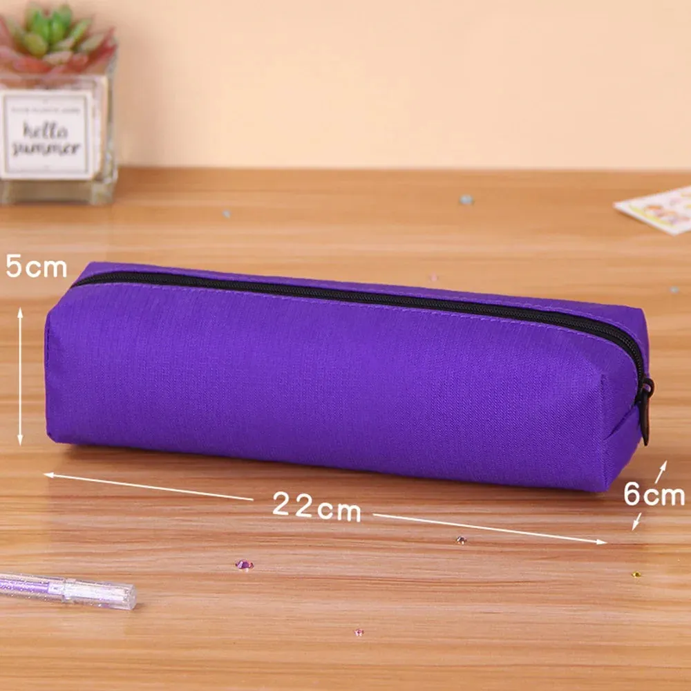 Stylish & Durable Solid Color Pencil Case