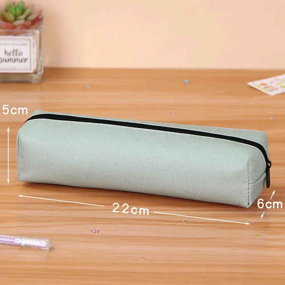 Stylish & Durable Solid Color Pencil Case