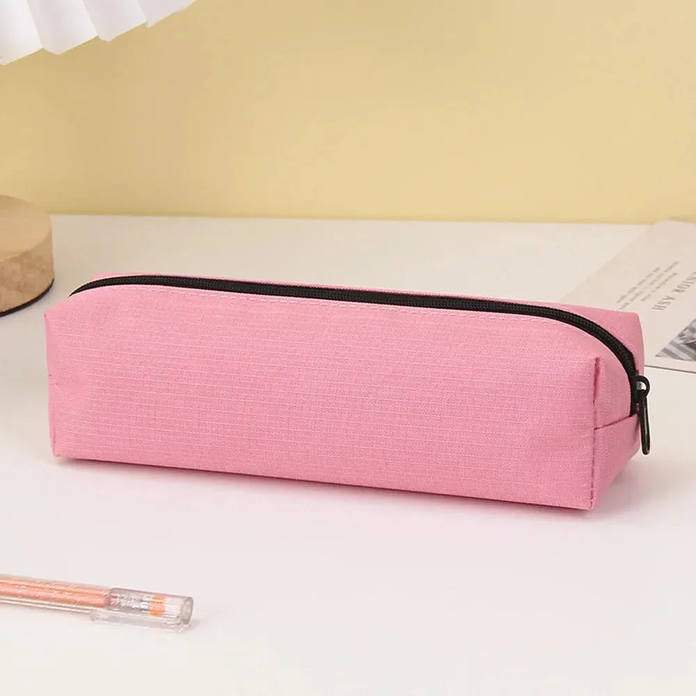 Stylish & Durable Solid Color Pencil Case