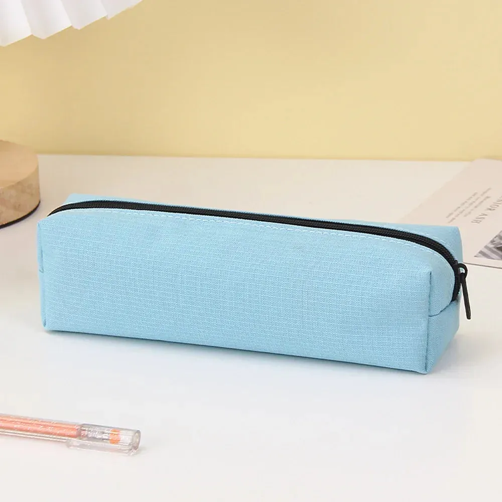 Stylish & Durable Solid Color Pencil Case