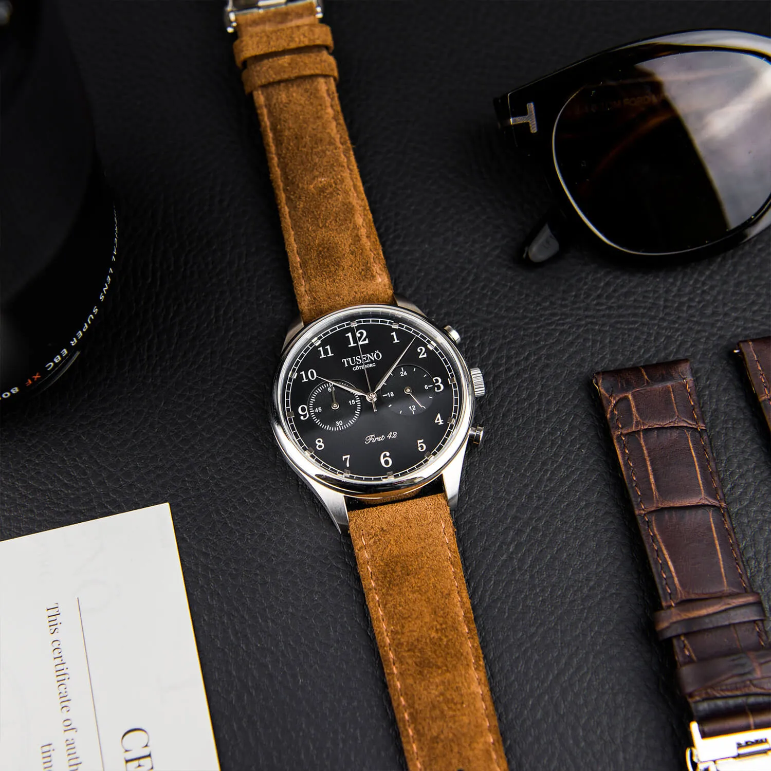 SUEDE STRAP – BROWN