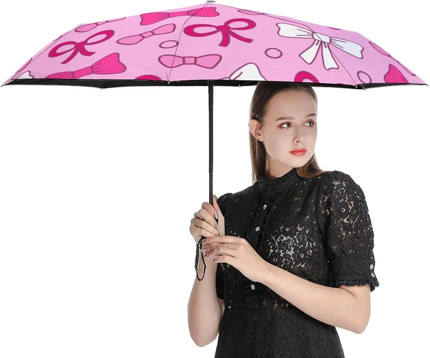 Summer Anchors Lifebuoys Compact Travel Umbrella, Windproof Waterproof Stick Umbrella Protection Umbrellas