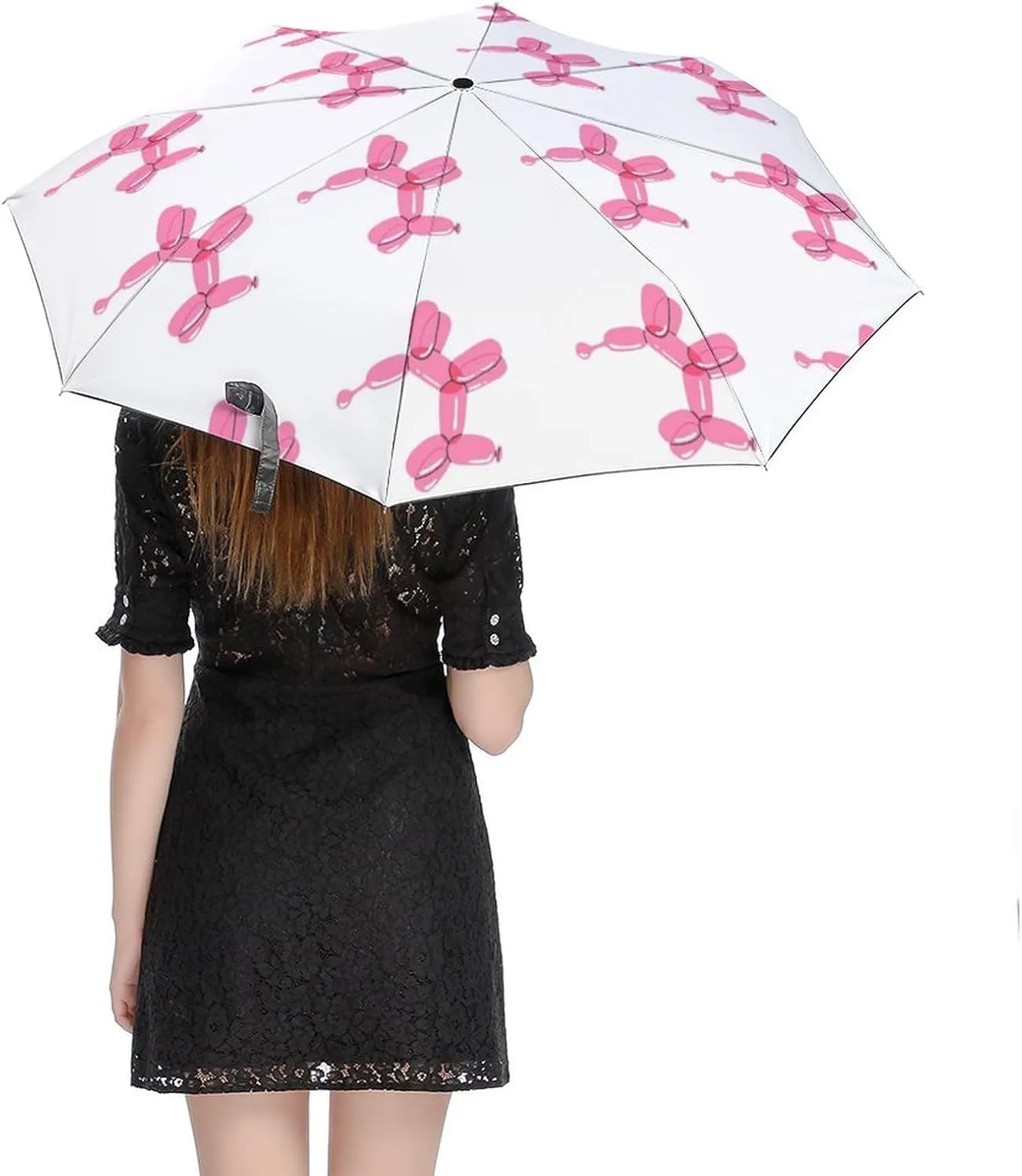 Summer Anchors Lifebuoys Compact Travel Umbrella, Windproof Waterproof Stick Umbrella Protection Umbrellas