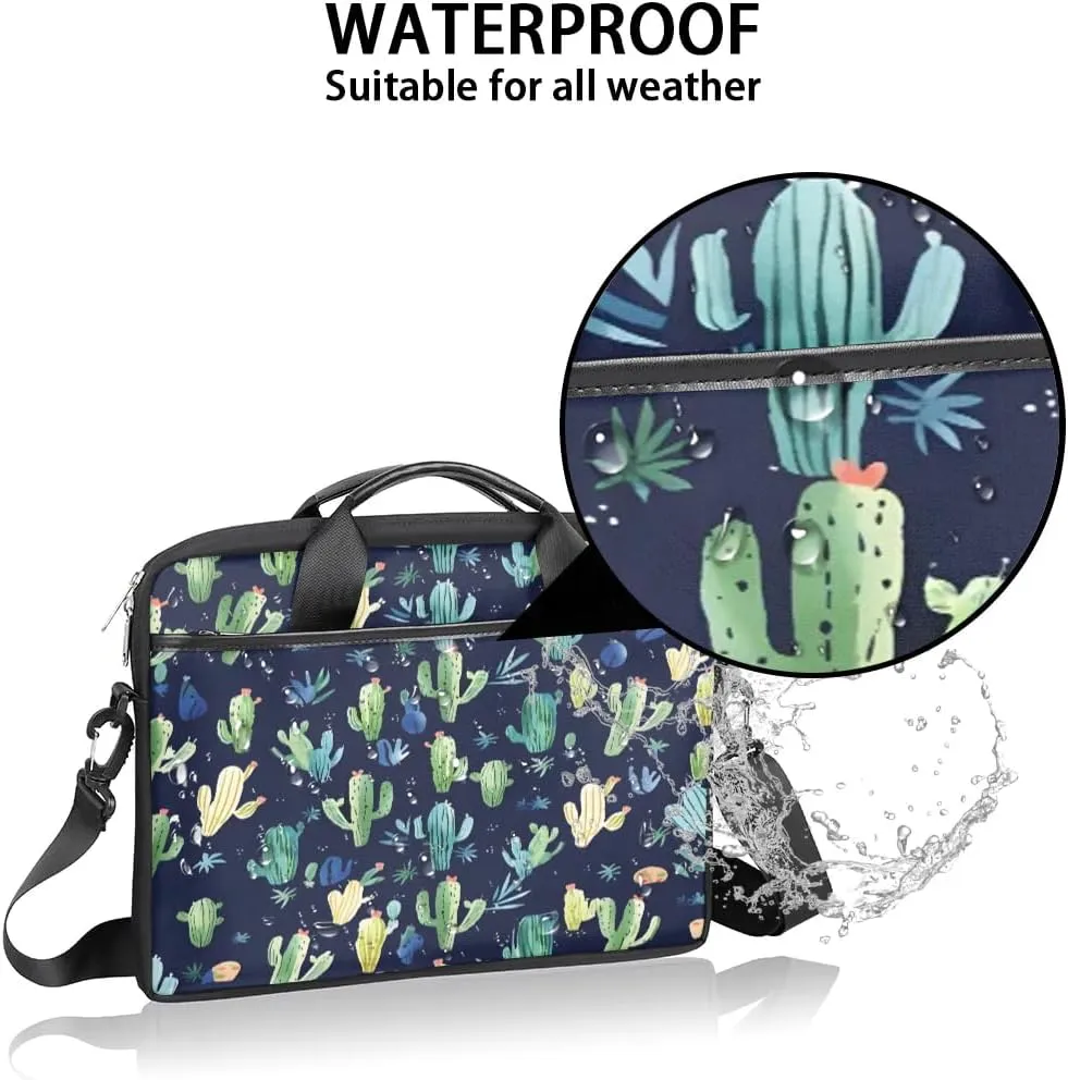 Sunshine Cactus Desert 15 Inch Laptop Bag Laptop Shoulder Bag Computer Cases for Laptops or Tablets