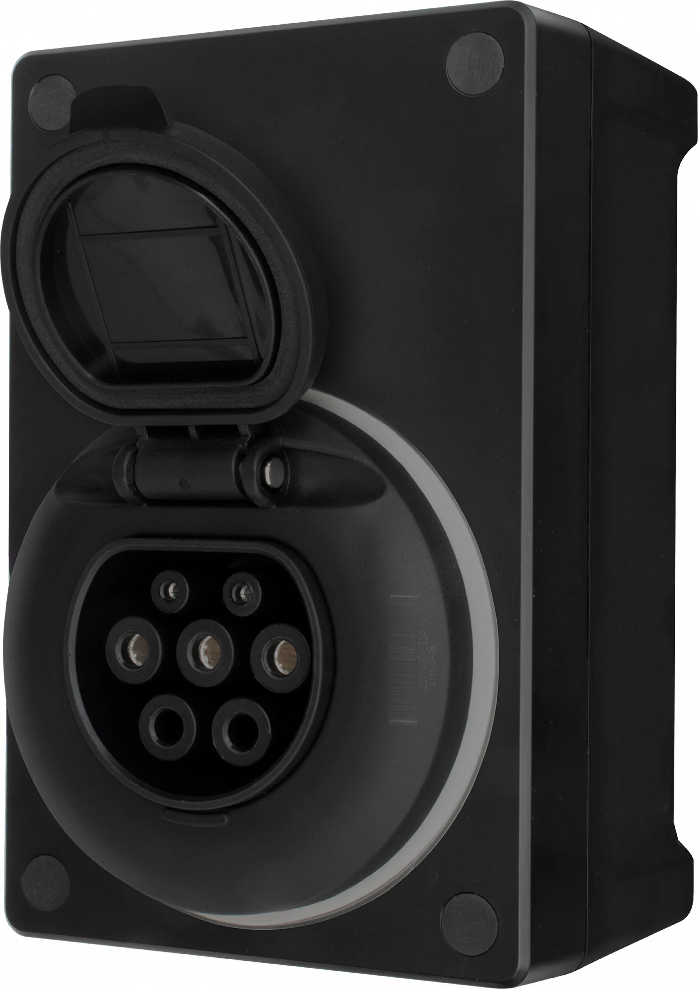SyncEV Compact Car Charger 7.4kW Type 2 Socketed WiFi Only - Black