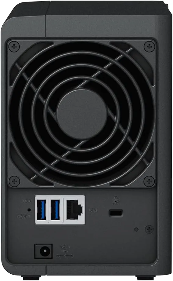 Synology DS223 Diskstation NAS (Realtek RTD1619B Quad-Core 2GB Ram 1xRJ-45 1GbE LAN-Port) 2-Bay with 2X 4TB WD Red Plus (Total 8TB)